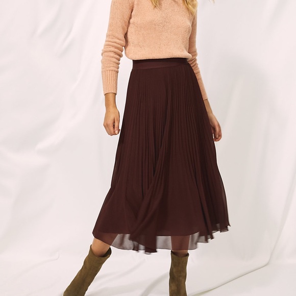 Wilfred Dresses & Skirts - Wilfred Twirl Skirt, Burgundy, XS